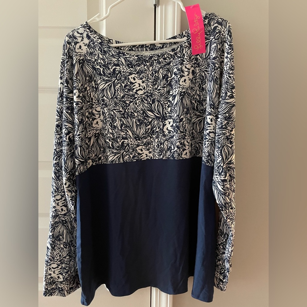 Lilly Pulitzer Finn top new with tags xxl